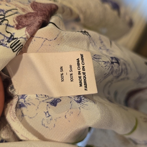 NWT 5á7 Cinq á Sept Silk Boho Blouse - Picture 7 of 8